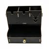 1Pcs Creative Multi-function Wooden Desktop Pen Holder Office School Storage Case Desk Pen Pencil Organizer