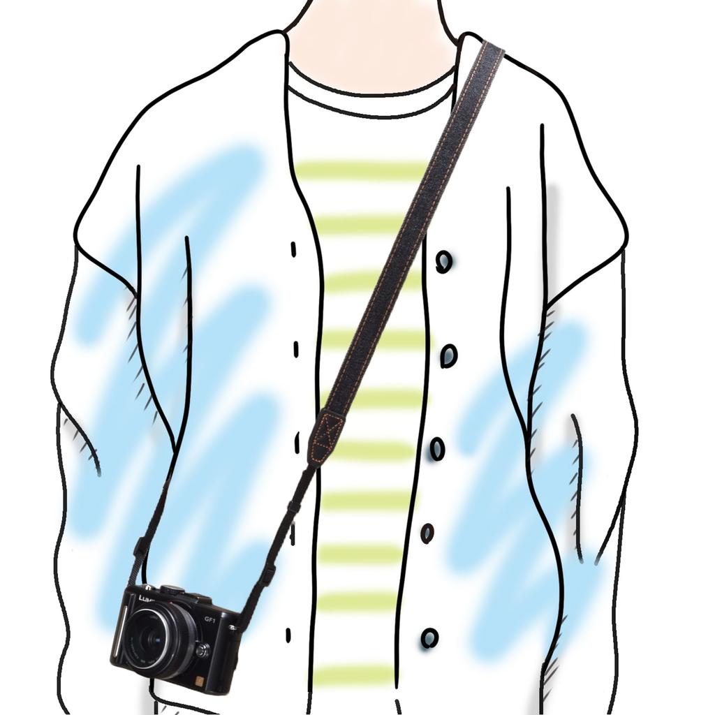 Ремень для камеры на шею из денима, диагональный, регулируемый, черный [ETSUMI] для беззеркальных/зеркальных камер, 2, повседневный, подвесной, длина, VE-2435