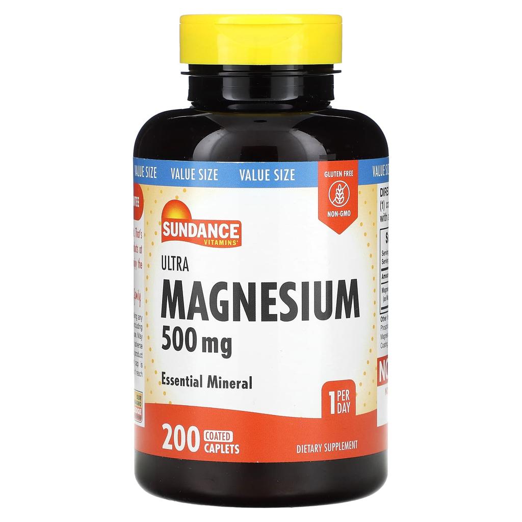 Ultra Magnesium, 500Mg, Coated Tablets 200 Tablets