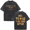 Esquie Game Clair Obscur Expedition  Washed T Shirts Men Women Clothing Fashion Retro Oversized ONeck Short Sleeve Tshirts