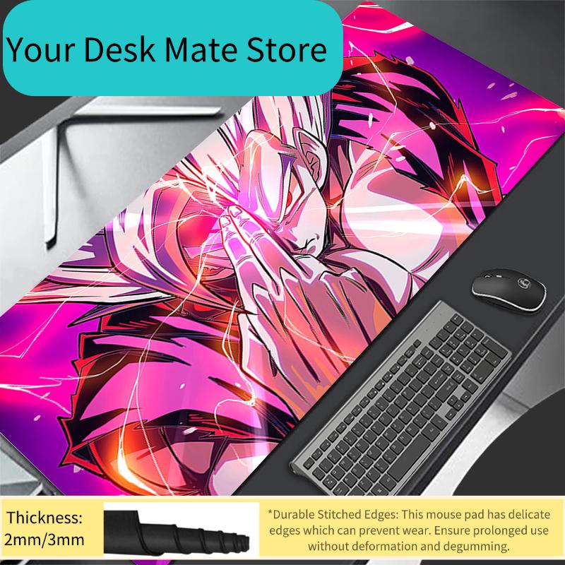 Mouse Pad Multi Size Gamer Keyboard Pad Goku Desk Mouse Mats Dragon Ball Extended Mausepad Office PC Gaming Accessories Mousepad