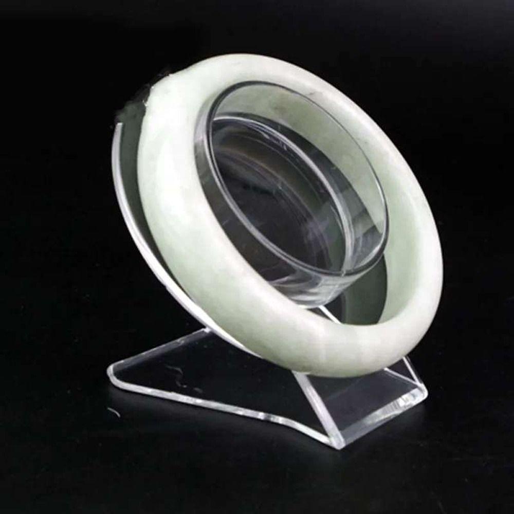 Acrylic Fashion Clear Bracelet Holder Bangle Organizer Jewelry Display Plate Jewelry Display Rack
