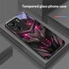 Креативный Мех Для Xiaomi Redmi 13C Note13 12 Pro Plus 5G Note 9 13T Pro POCO X6 F5 F6 Черный Чехол Из Закаленного Стекла
