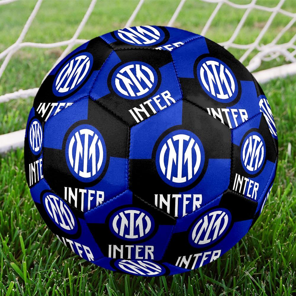 1 шт. Футбольный мяч для зала Inter Milan, цветной, для всех возрастов, машинная строчка, ПВХ, готов к соревнованиям, прочный, с высоким отскоком, HE3