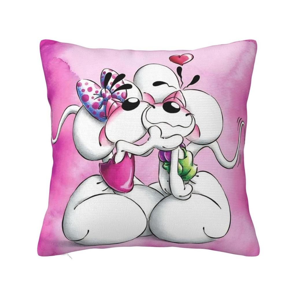 DDiddles Pillowcase Polyester Cushion Cover Decorations Diddl Catoon Throw Pillow Case Cover Sofa Dropshipping