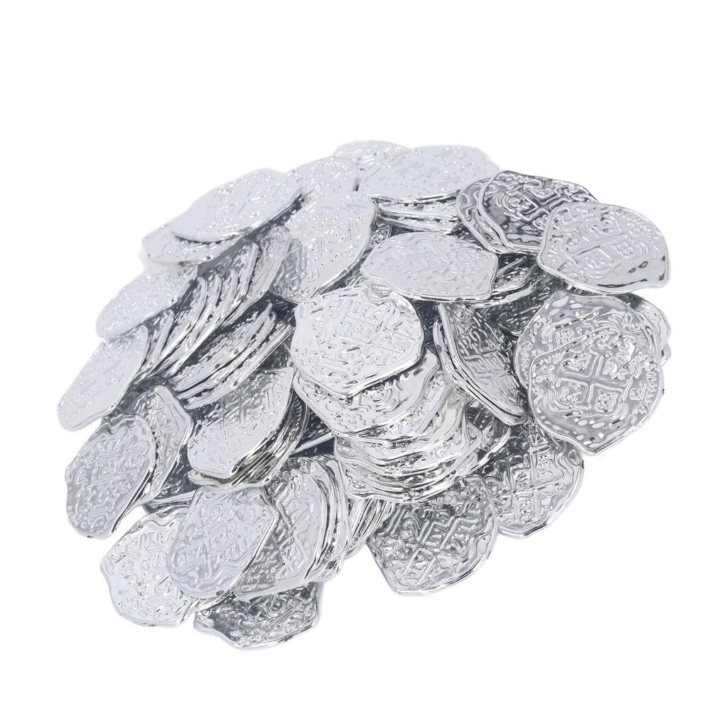 100 шт. Пиратские монеты Декор Высокая имитация Специальные узоры Фестиваль Декоративные монеты для Хэллоуина