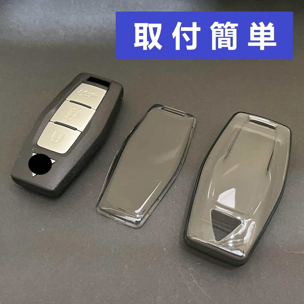 [YANMW] Новый чехол для ключа Outlander, совместимый с Mitsubishi New Outlander PHEVGN0W, чехол для смарт-ключа OUTLANDER, стильный держатель для ключей (черный)