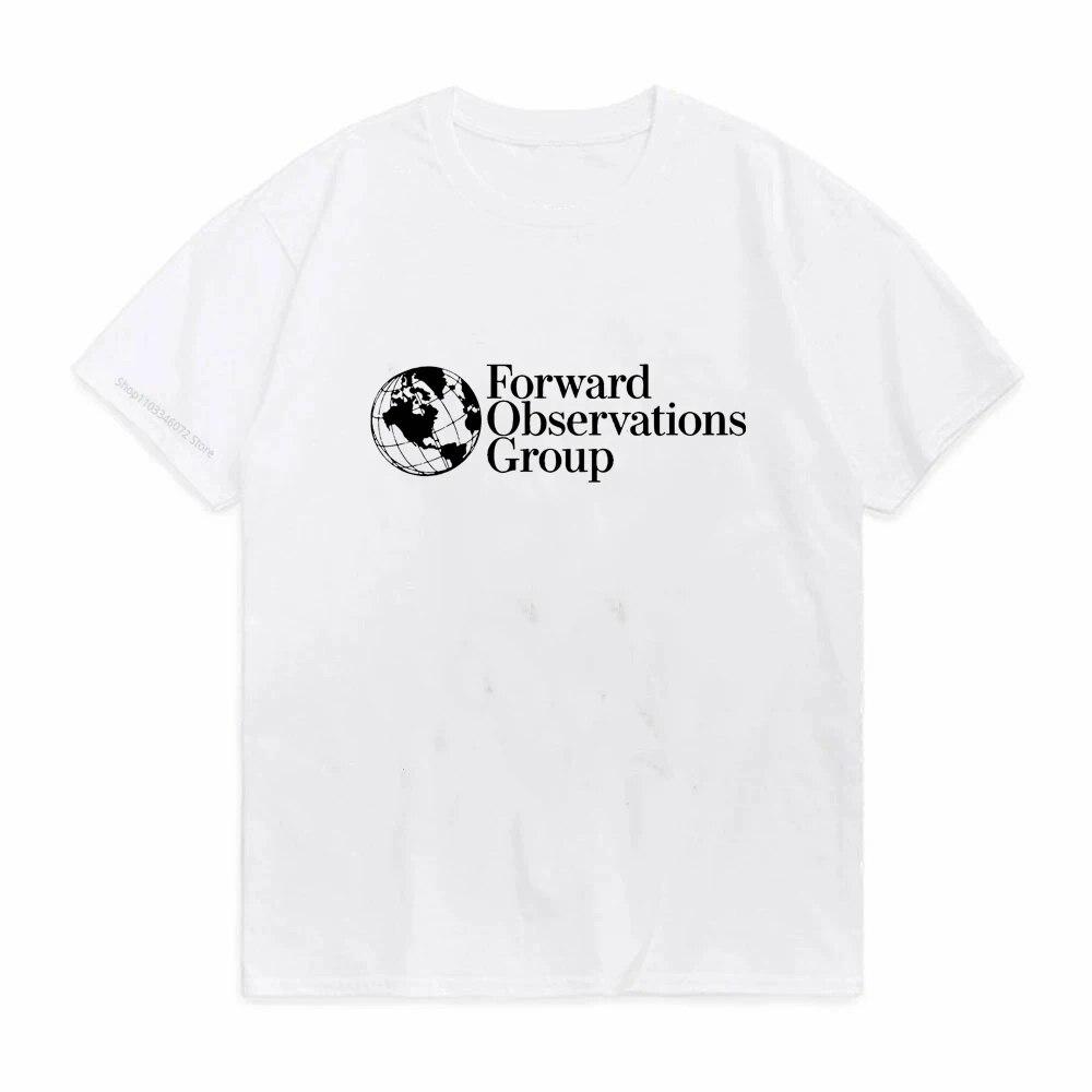 Футболка унисекс Forward Observations Group, летняя футболка с круглым вырезом, туман, смерть, скелет, сатана, поп-одежда унисекс, топы