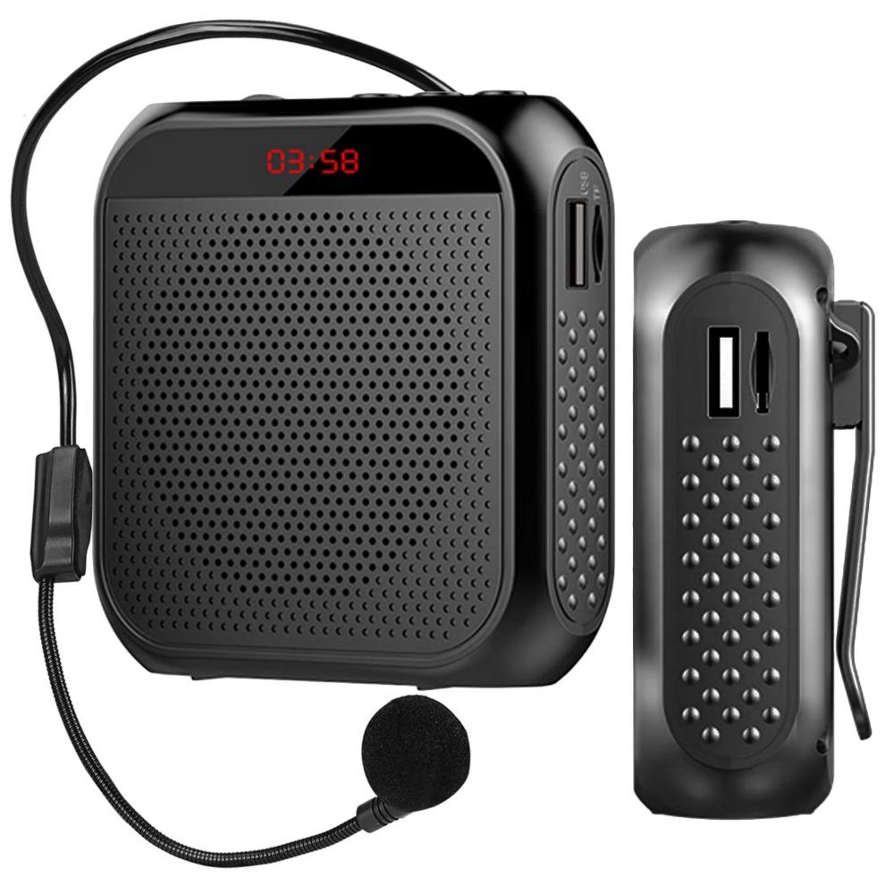 5 Вт 2200 мАч Усилитель голоса Многофункциональный портативный персональный голосовой динамик с дисплеем микрофона для речи учителей