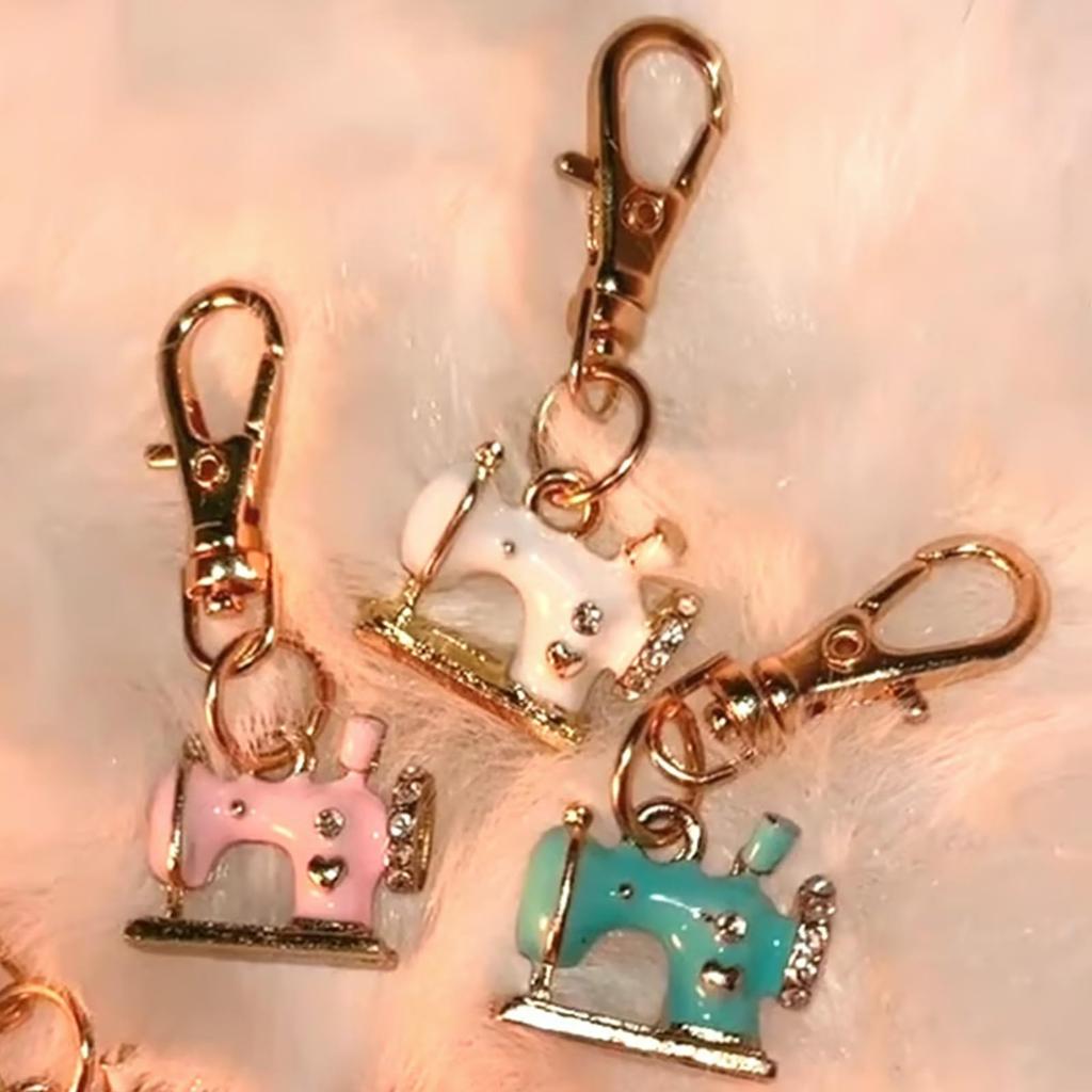 Брелоки для швейной машины – Воспоминание и Смысл, Металлические Оригинальные Брелоки для швейной машины, Уникальный Винтажный Брелок