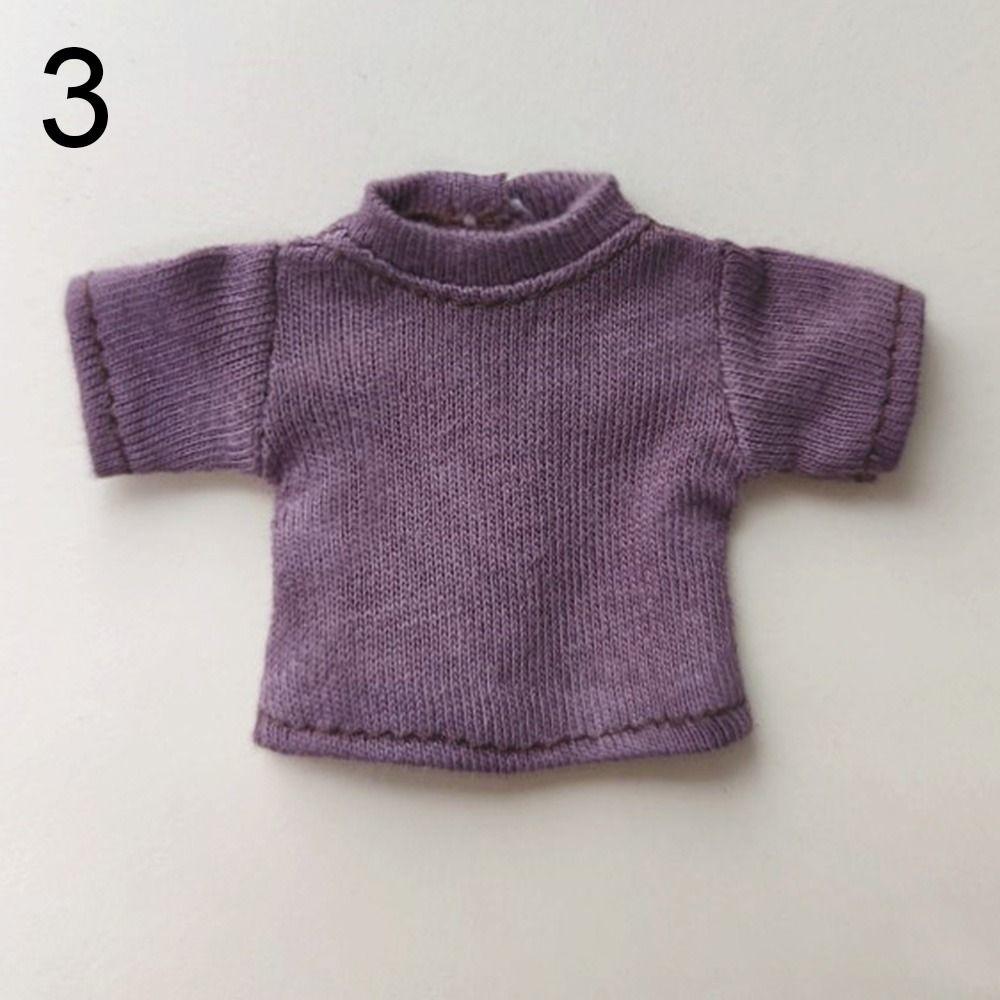 Pants T-shirt Suits for Obitsu11 Doll Denim Pants Fashion Overalls Doll Clothes Knitted Tops