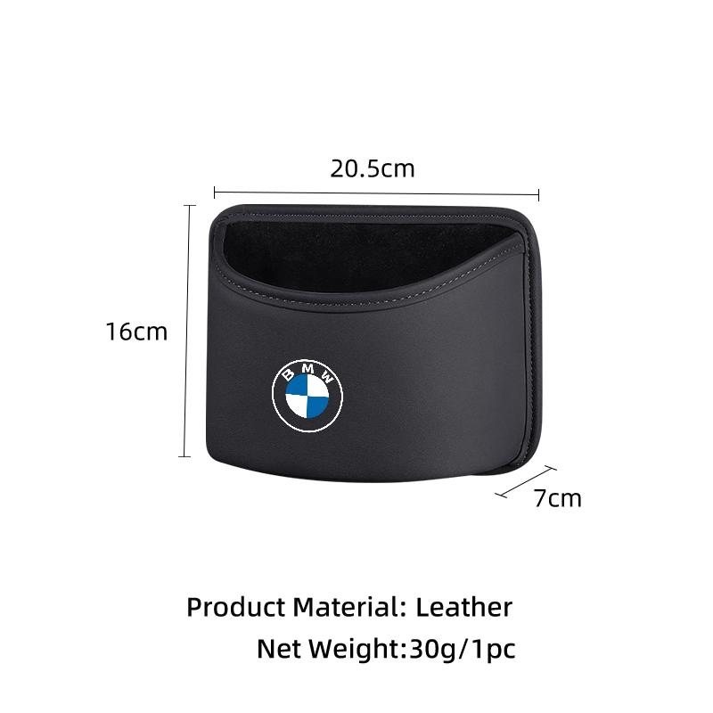 BAGI7 Car Sticker Car Trash Can Hanging Box Storage Bag Organizer Accessories For BMW E46 E90 E60 F10 E39 F30 E36 F20 E87 E90 E70 E91