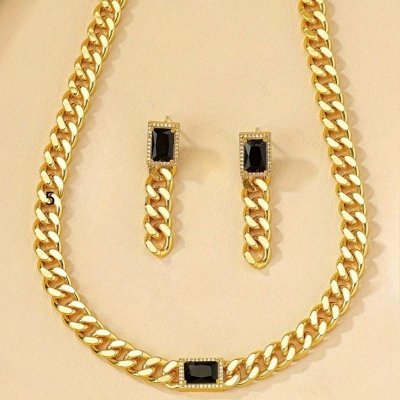 Европа и Соединенные Штаты Личность Креативная Цепочка Квадратное Ожерелье, Женские Классические Ювелирные Аксессуары