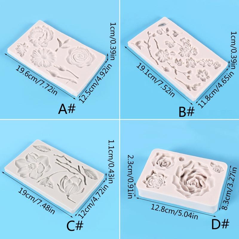 Принадлежности для мыловарения Инструменты для украшения торта Силиконовая форма для мыла Изысканная роза Бытовые формы для свечей Изделия из смолы для свечей