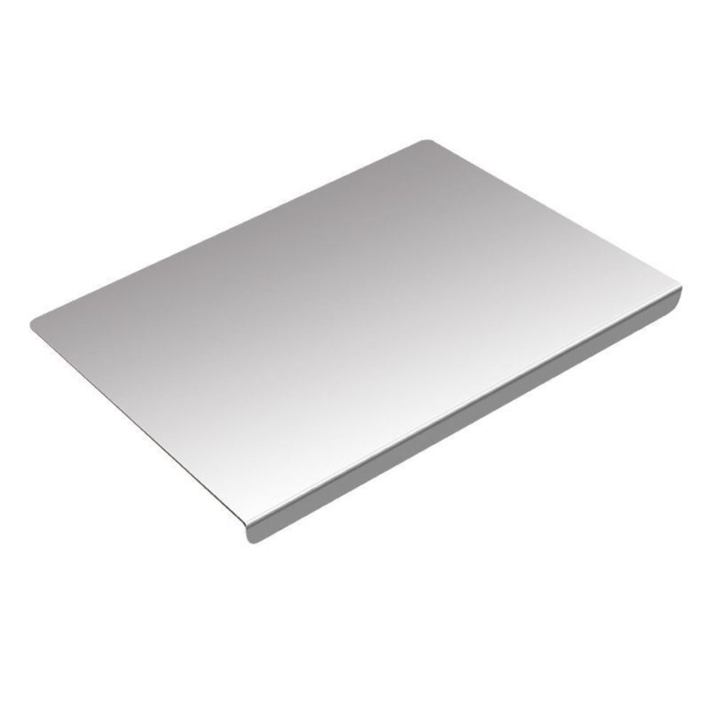 Non-Slip Edge Metal Chopping Board Silver Baking Pastry Board Cutting Board Vegetable Cutting
