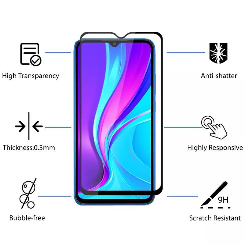 Закаленное стекло 2 в 1 для Xiaomi Redmi 9C, NFC, защитный стеклянный чехол для Xiomi Redmi 9A 9AT Redmi9 Prime Redmi 9 C, защитная пленка