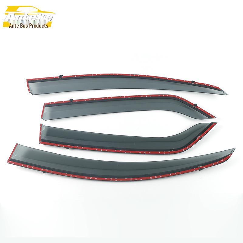 3D Stainless Steel Rain Guards & Deflectors for Ecosport 2013-2018 - Decorative Stickers & Accessories.