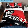 3PCS Scarface: Urban Art 3pcs Bedding,Including 3PCS Duvet Cover And 2pcs Pillowcases Perfect for Christmas,Ideal for Bedroom, Dormitory