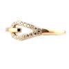 Gold Plated Ring 'Sissi' Golden White - 7 Mm