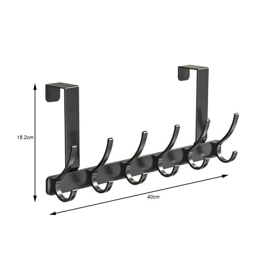 Наддверный крючок с 38510 крючками, без пробивания, съемный, из тяжелой углеродистой стали, на дверь, для подвешивания пальто, полотенец, сумок