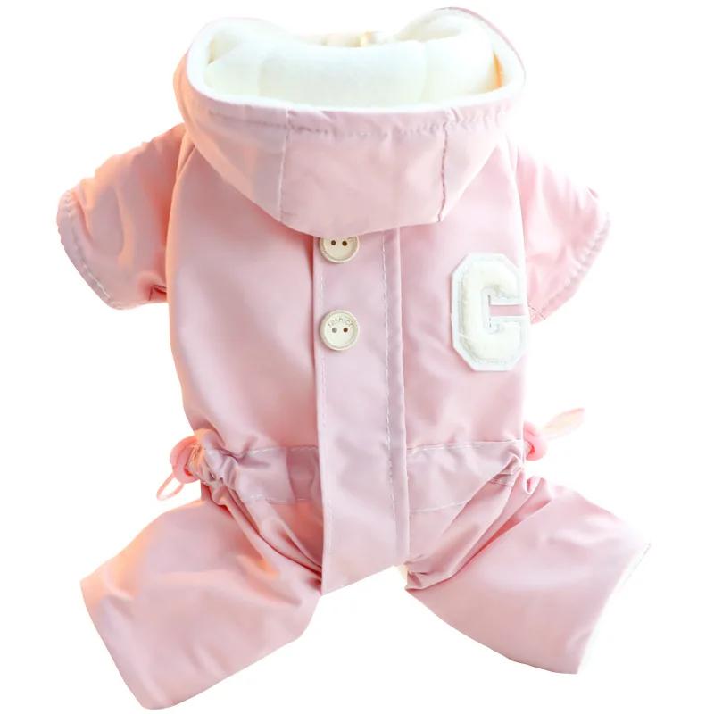 Зимний теплый комбинезон для собак, одежда для животных, куртка, комбинезон для чихуахуа для маленьких и средних собак, комбинезоны