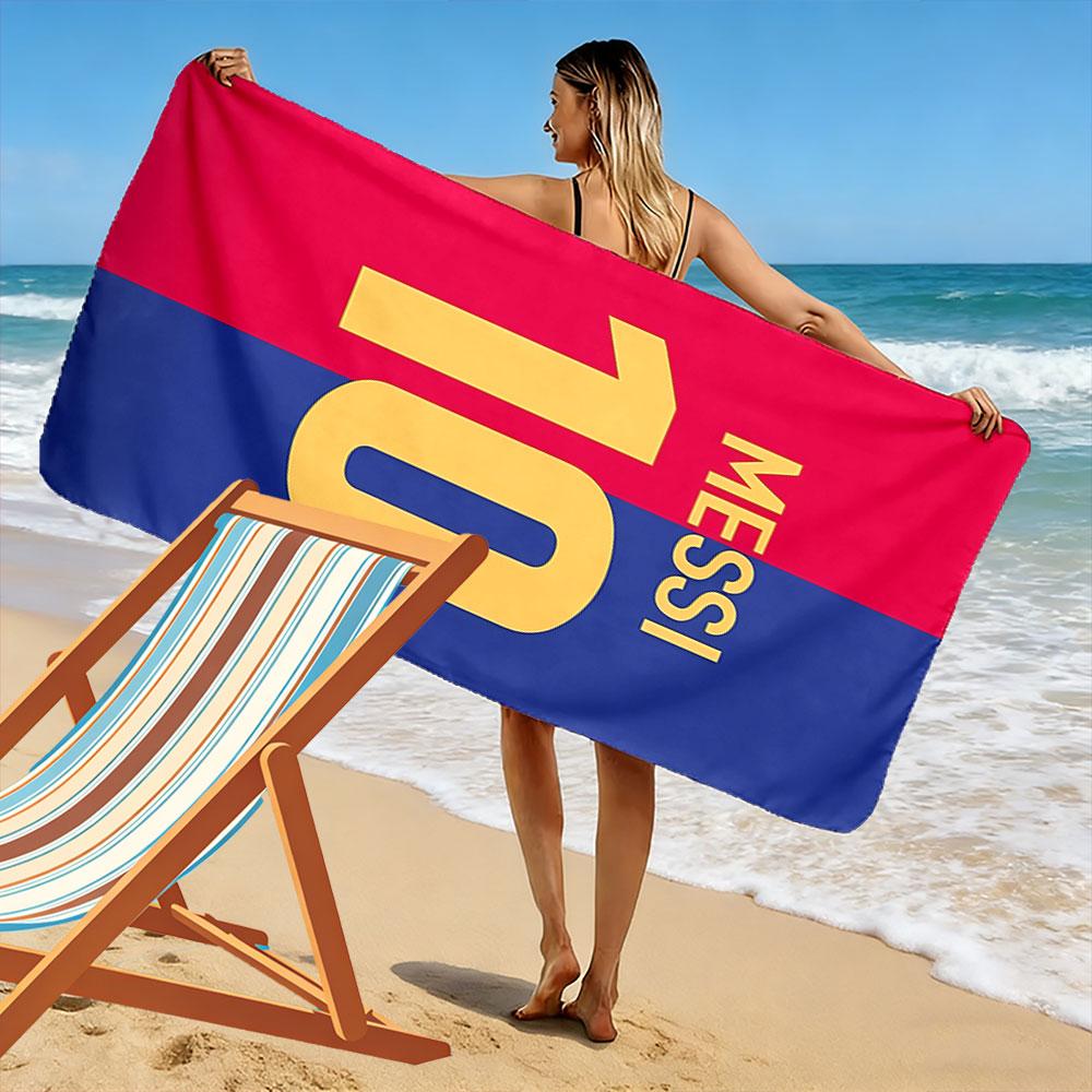 Lionel Messi 10 Design Towel A must-have beach towel for beach travel