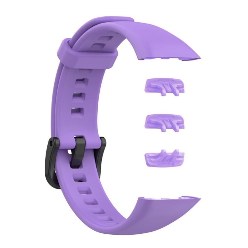 Силиконовый ремешок для умных часов Honor Band 6, сменный ремешок-браслет, водонепроницаемый, защищает от пота.