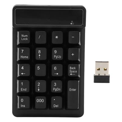 2.4G USB цифровая клавиатура 19 клавиш U-типа портативная мини малошумная цифровая клавиатура для бухгалтерии