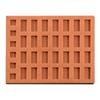 Red Tile Model Mould Construction Material Miniature Brick Mold  Sand Table MIT