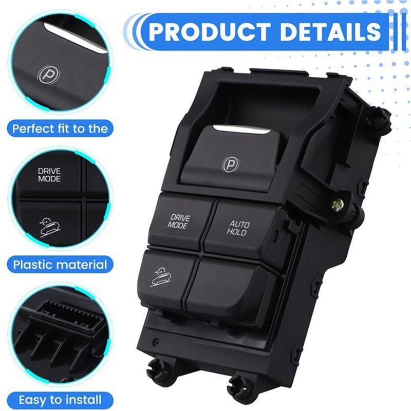 Popular Car Electronic Parking Brake Switch 93300-D3AB04X 93300D3AB04X Multi-Function Hand Brake Switch For Tucson 2015-