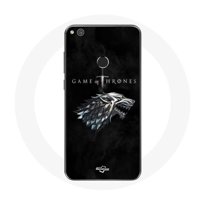 Coque pour Huawei P8 Lite 2017 Game of Thrones Saison 8 Le Trône de Fer La maison Stark Logo L'hiver