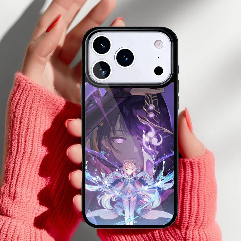 Genshin Impact RAIDENSHOGUN Phone Case for iPhone 17 16 15 14 13 Pro Max Back Cover for 12 11 Pro Coque