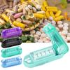 Pill Cutter Medicine Splitter with Sharp Blade Adjustable Design Compact Portable