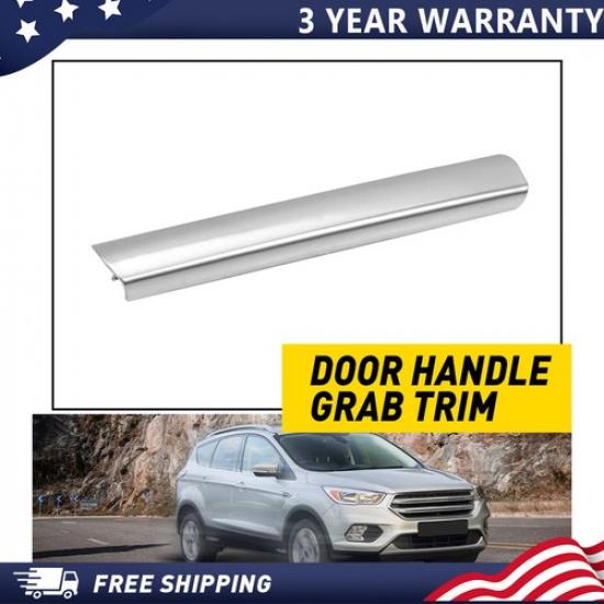 For Ford Escape 13-19 Front Driver Side Door Handle Grab Trim Molding LH Silver