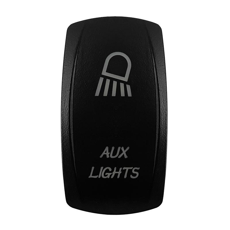 CUSTOM Dual RED Led Laser Etched Rocker Switch ON-OFF ON-OFF-ON (SPST DPDT) for ARB/Carling/NARVA 4x4 Caravan Accessories SUV