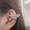 Earphone Charms Butterfly Earrings Exquisite Wings Ear Clip Flash Rhinestone Ear-Clip  Party