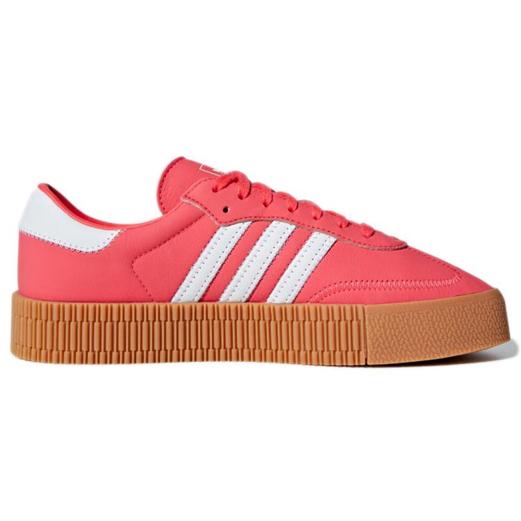 adidas Sambarose Красный Белый Жевательная резинка Женская DB2696