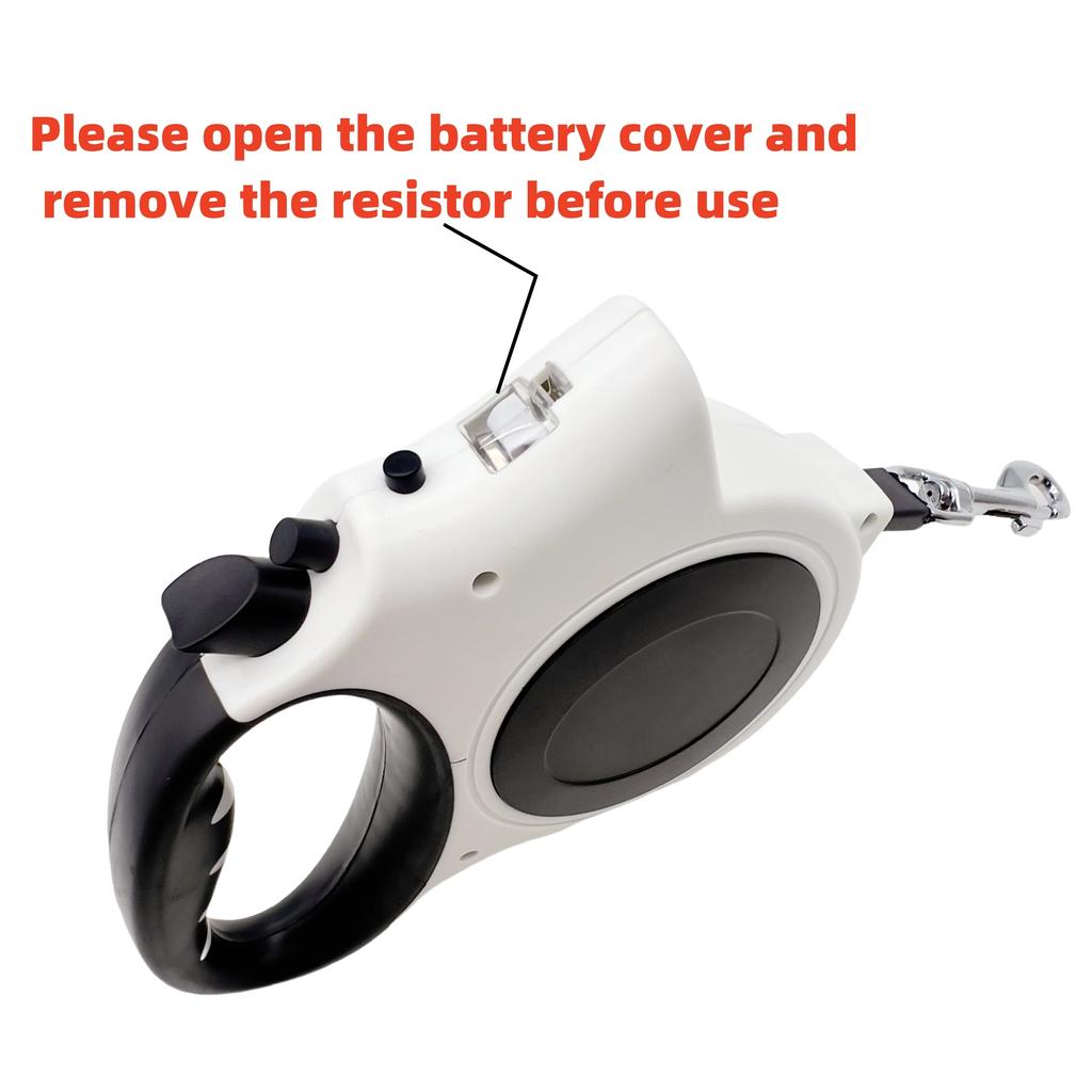 1pc Versatile 5M/16FT LED Retractable Dog Leash Illuminated Outdoor Pet Walking And Running Lead Adjustable Tractor Rope Design