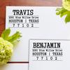 Custom Rubber Stamp Envelop Address Label Self Inking Personalized Business Return Address Stamp