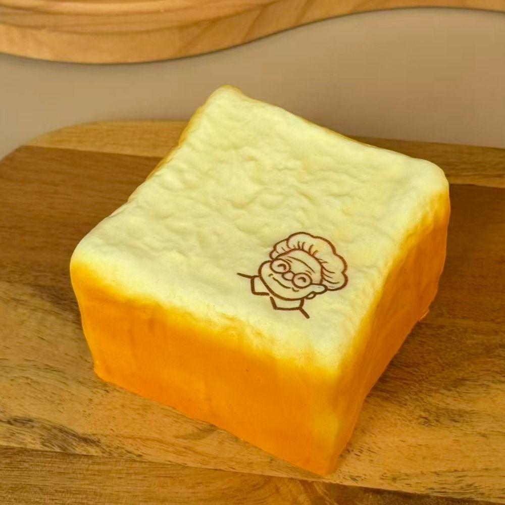 Moist Thick Grandma Toast Squishy Toy Slow Rising Sensory Fidget Toy Adults