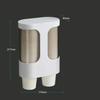 Одноразовый держатель для стакана Автоматический держатель для стакана Держатель для бумаги Настенный бытовой диспенсер для воды Полка для хранения стаканов для воды