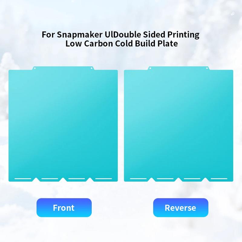 Для Snapmaker U1 Печатная платформа OMG Холодная платформа PLA PETG Нижний PETG PLA Температура Экономия энергии Снижение нагрузки на машину Почти гладкая поверхность