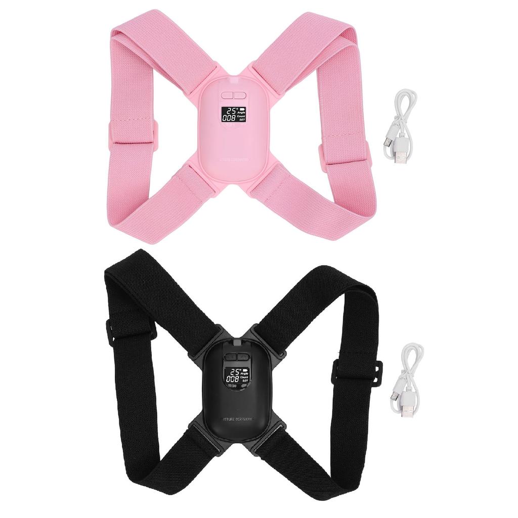 Умный корректор осанки с цифровым экраном, напоминанием о вибрации, регулируемый, антигорбный, интеллектуальный 