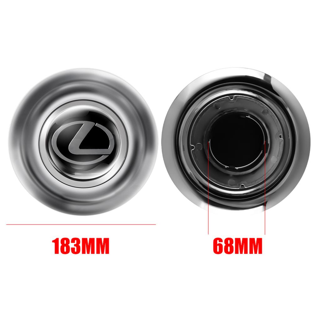 crajwx1 4PC For Lexus FSPORT IS200 ES300h ct200h RX350 IS300h IS250 Car Styling Wheel Tire Hub Cap Cover Badge Auto Exterior Accessories