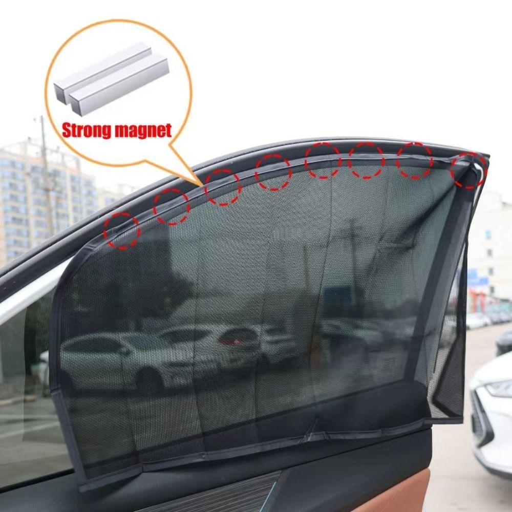 4 PCS Magnetic Design Car Window Sunshade Cover Folding Car Privacy Shield Rear Window