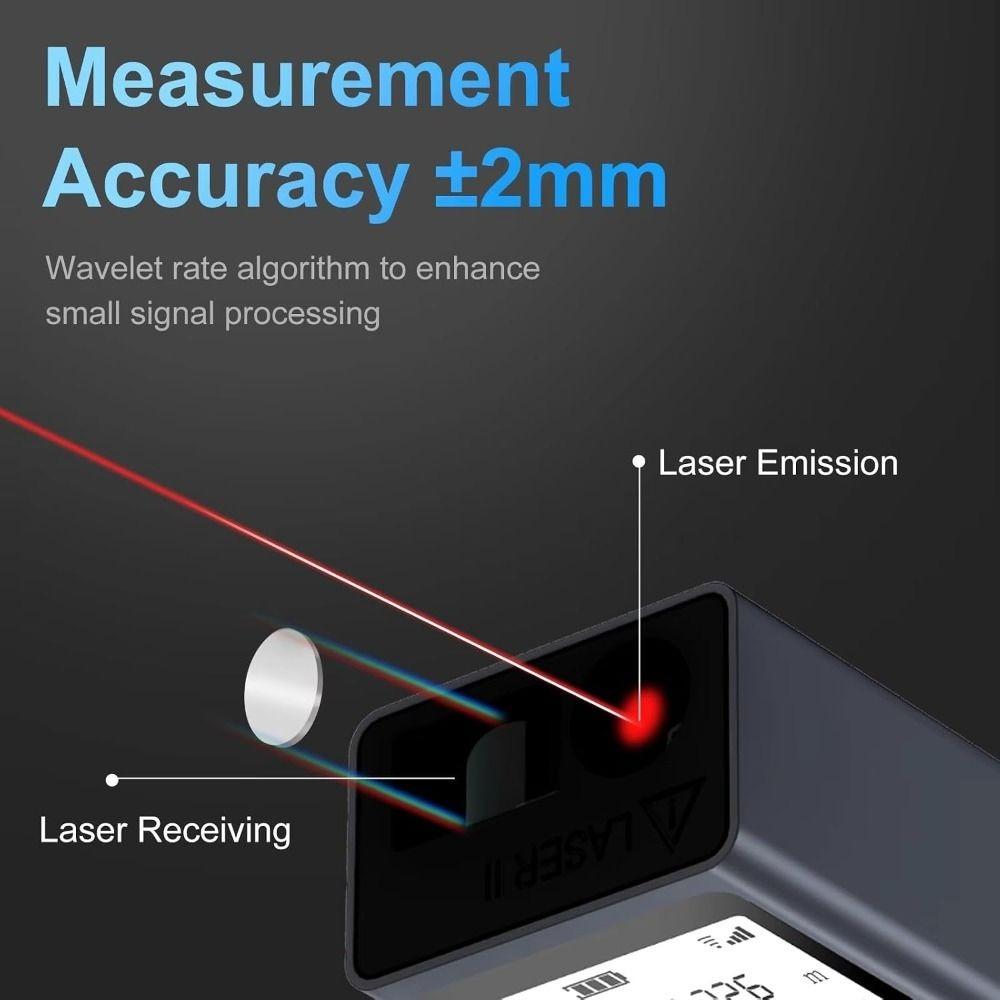 High Precision Mini Laser Rangefinder Digital Laser Distance Measuring Device Measurement