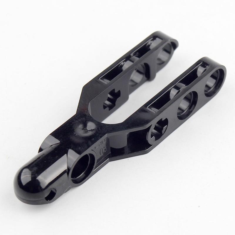 Совместимый строительный блок 57515 Технология строительных блоков из мелких частиц Запасные части 6074651 Черный 6X2 Амортизатор рулевого управления