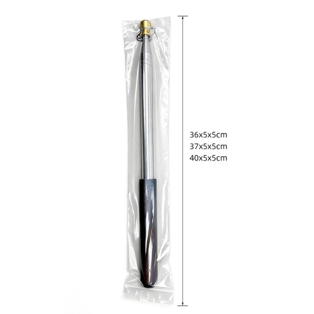 Solid Wood Handle Tour Guide Flag Pole Retractable Teaching Pointer Flagpole Teaching Tool