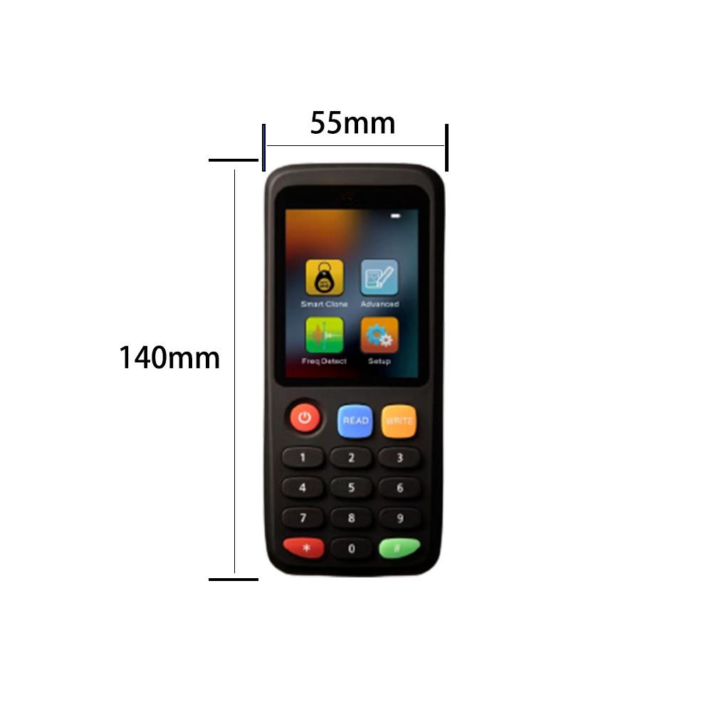 X7 RFID смарт-считыватель чипов IC ID клон-копир 125 кГц устройство записи бейджей 13,56 МГц дубликатор меток 140x55x17 мм
