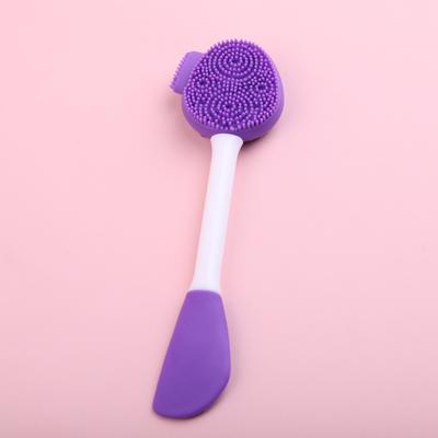 Силиконовая очищающая щетка для лица